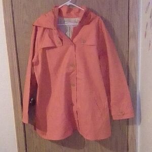 Isaac Mizrahi Women's Orange Trench Coat
